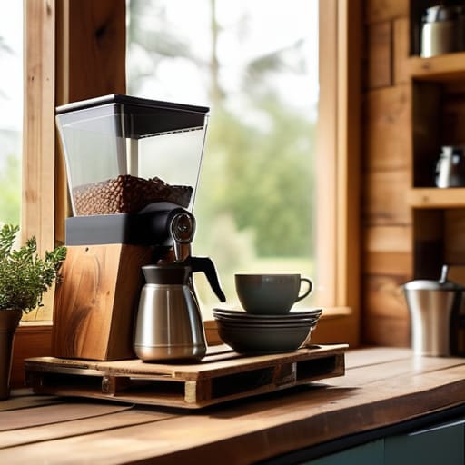 The Ultimate Rustic Coffee Station pallet bar.