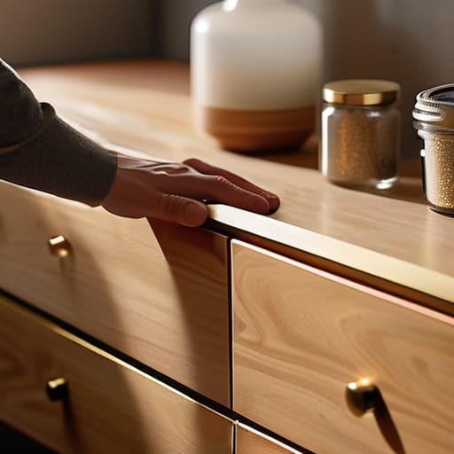 Upcycling thrift store finds for modern furniture.