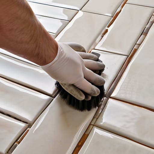 Bringing It All Home with clean grout.