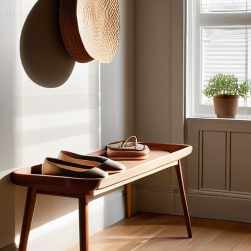 Organized entryway, bringing it all together.