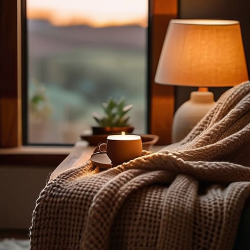 Making It Your Own with cozy lighting.