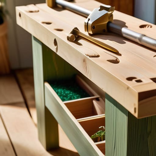 DIY wooden The Classic Herb Planter.