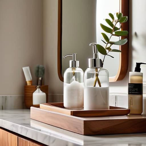 Organizing bathroom storage for Making It Stick.