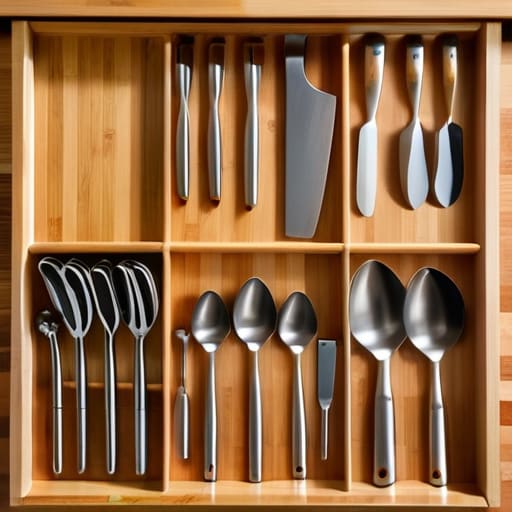 The Drawer Divider Hack for kitchen organization.