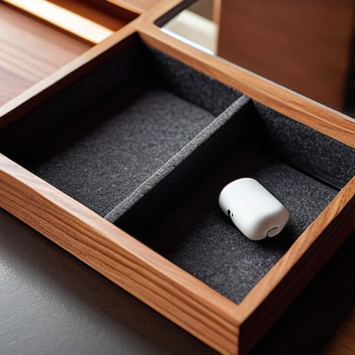 Handmade reclaimed wood personalized tech organizers.