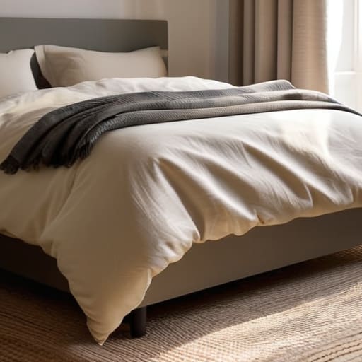 Mastering High Thread Count Sheets and Neutral Bedding Color Palettes.